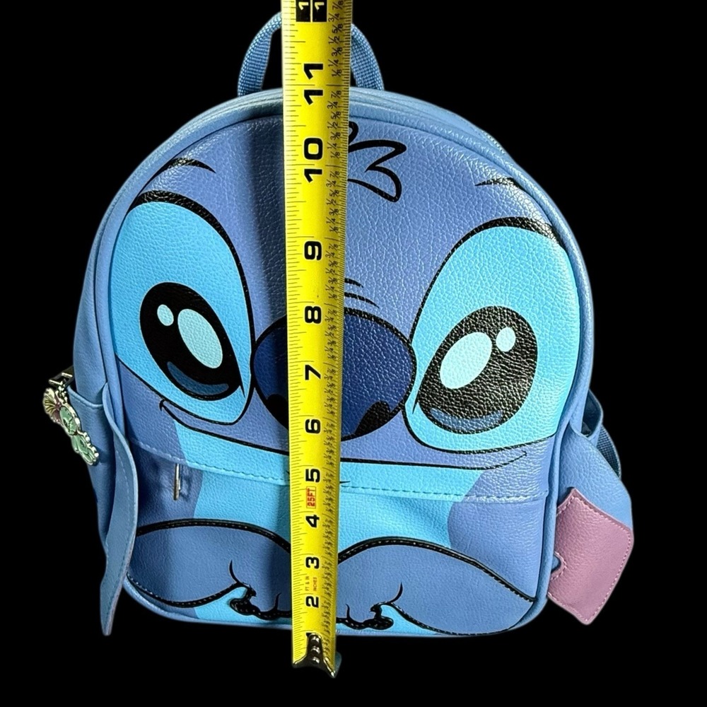 Disney Lilo & Stitch Women's Big Eyes 10.5" Mini Backpack, Blue - Picture 10 of 10